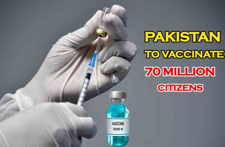 Pakistan aims to vaccinate 70 million citizens this year