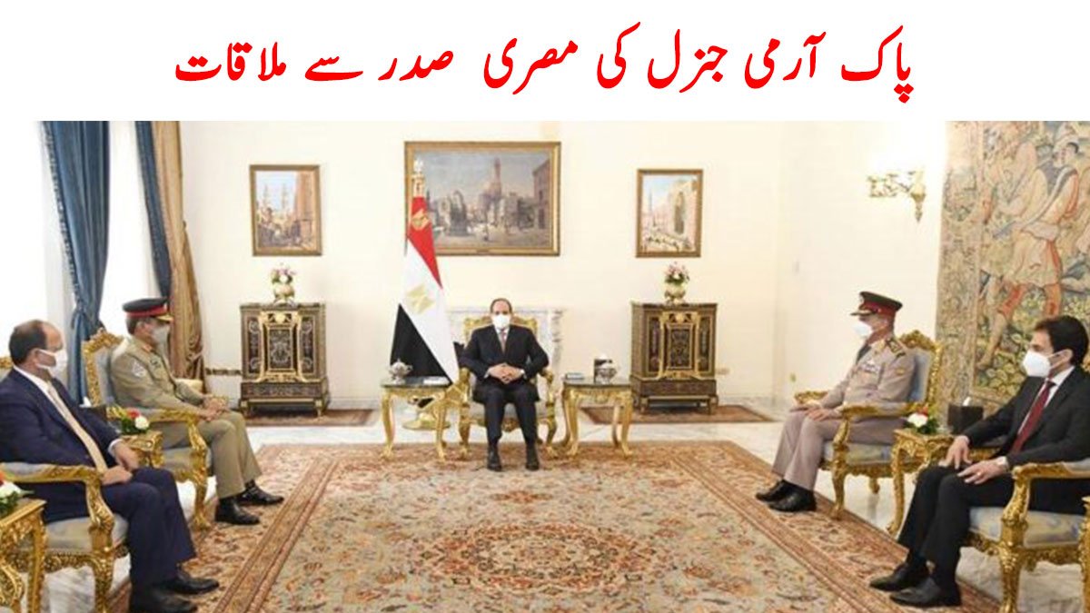 Pak Army General Meets Egyptian President