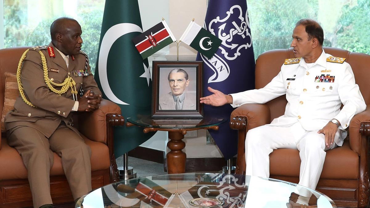 CHIEF OF DEFENCE FORCES KENYA VISITS NAVAL HEADQUARTERS