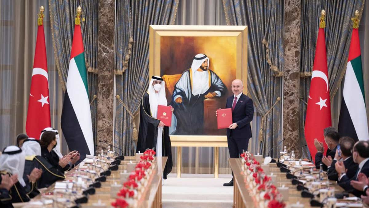 UAE and Turkey sign 13 agreements during Erdogan’s Visit