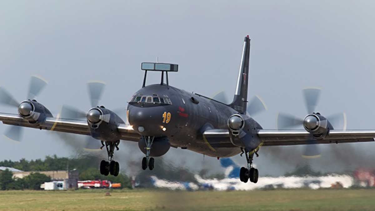 Russian IL-38 Aircraft Exercises