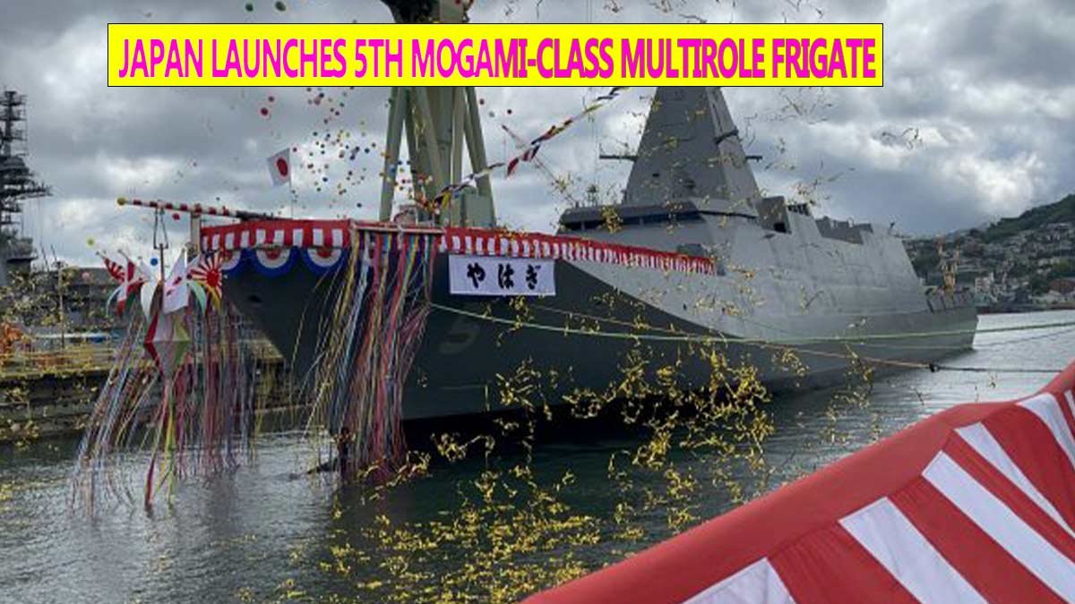 Japan's Launches 5th Mogami-Class Multirole Frigate