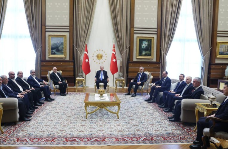 Erdogan Welcomes Hamas Delegation In Ankara Post-Ceasefire