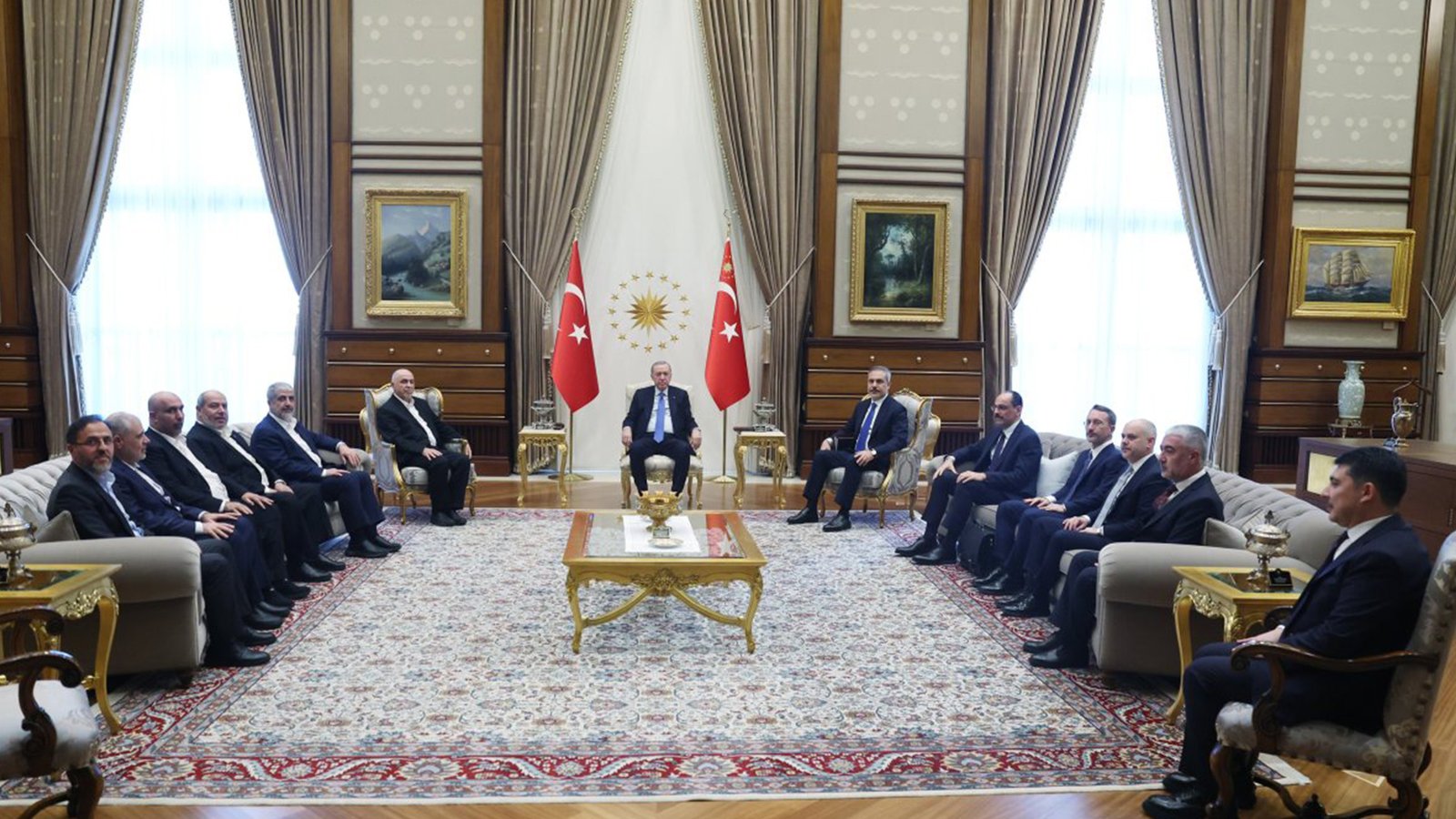 Erdogan Welcomes Hamas Delegation In Ankara Post-Ceasefire