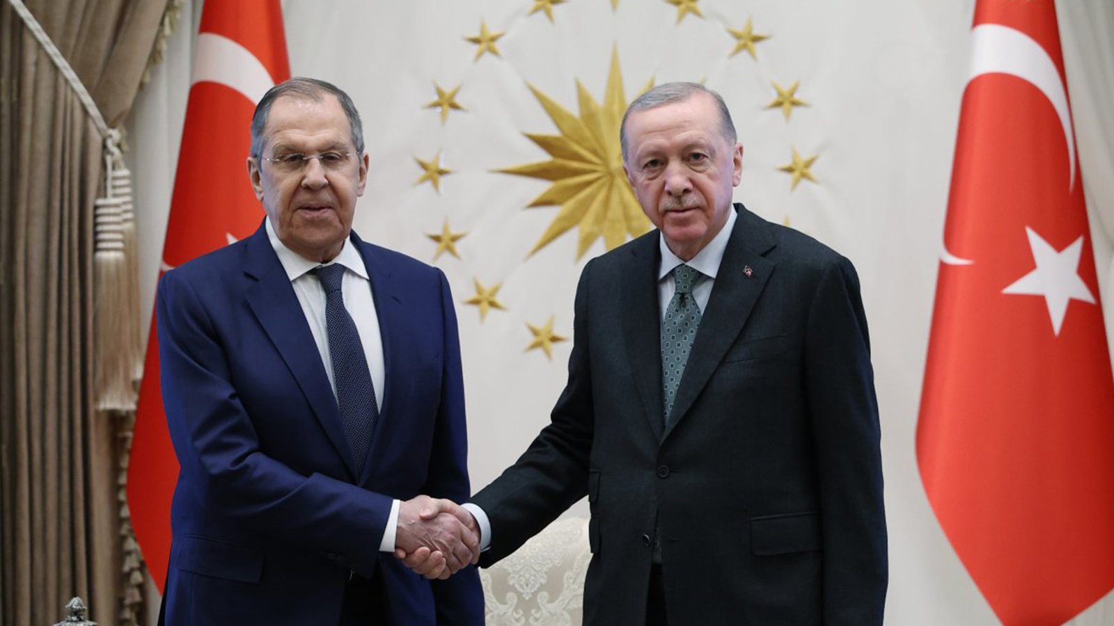 Erdogan Welcomes Russian Foreign Minister Lavrov In Ankara